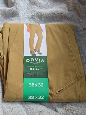 Orvis Men’s Tech Cargo Pant - Khaki Brown